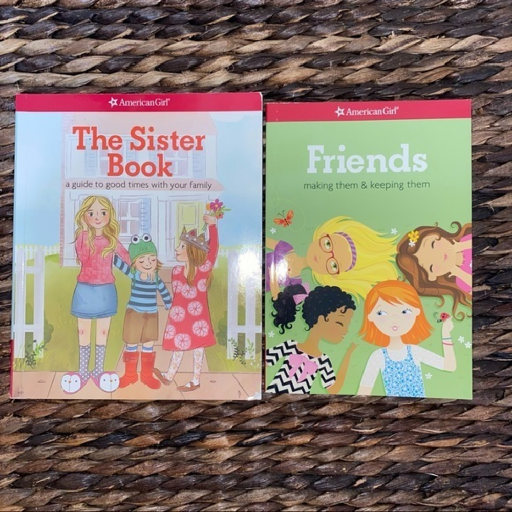 2 American Girl books 📚 paperback 📚 friends 📚‎ sister book